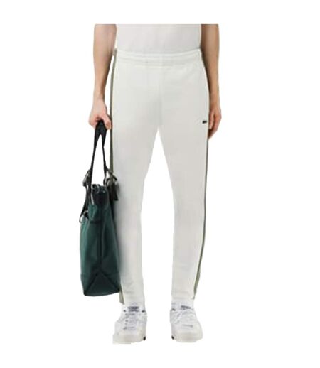 Mens Colour Block Jogging Bottoms Cream Lacoste