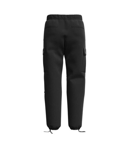 Mens Ripstop Relaxed Fit Cargo Trousers Black Hugo
