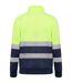 Sweat Spica Adulte Bleu Marine Jaune Fluo Roly Workwear-2
