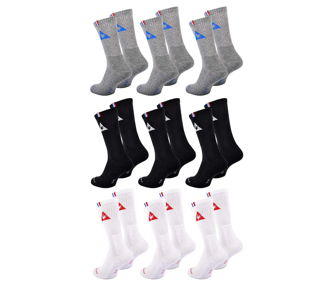 Chaussettes Homme LE COQ SPORTIF Pack de 9 305478-3