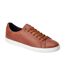 Mens Tucker Leather Soft Trainers Burnt Tan Base London-1