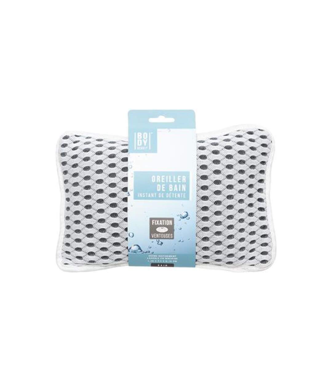 Oreiller de Bain à Ventouse Pillow 26cm Gris-1