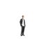 Mens Classic Joggers Black White Adidas-1
