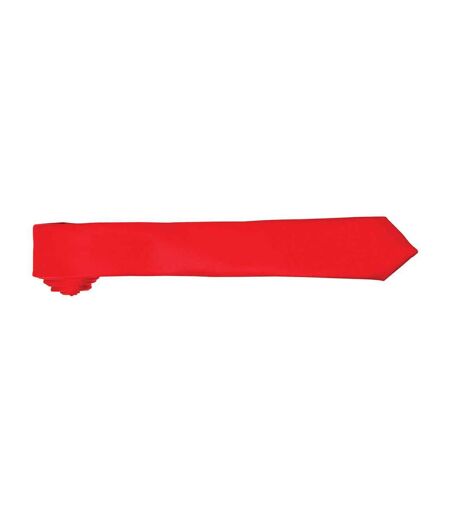 Premier Tie - Mens Slim Retro Work Tie (Red) (One Size) - UTRW1164