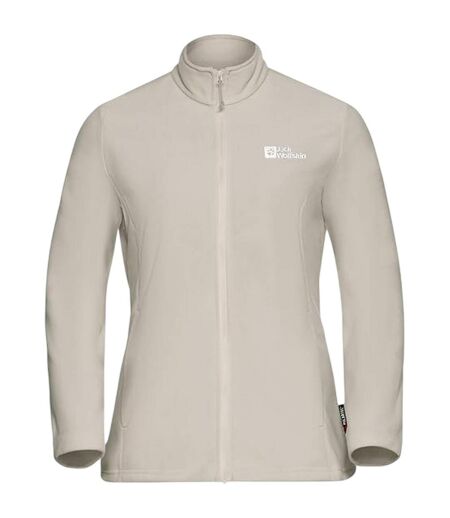 Veste Polaire Taunus Femme Beige Jack Wolfskin