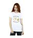 Disney Femme/Les femmes Mickey Mouse Merry Kissmas Cotton Boyfriend T-Shirt (Blanc) - UTBI38723-1
