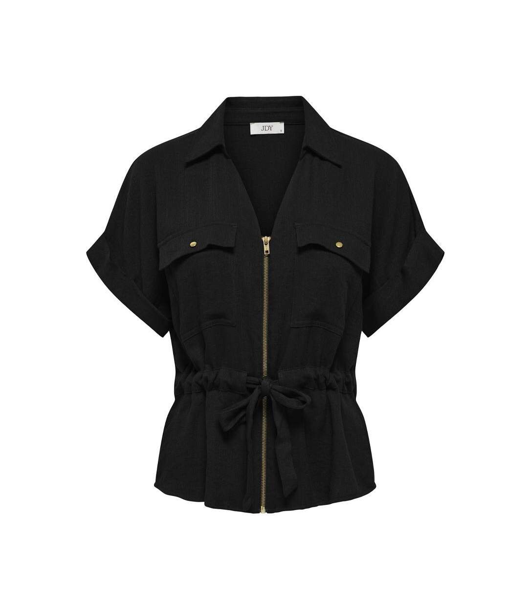 Blouse noir femme jdy mille-1