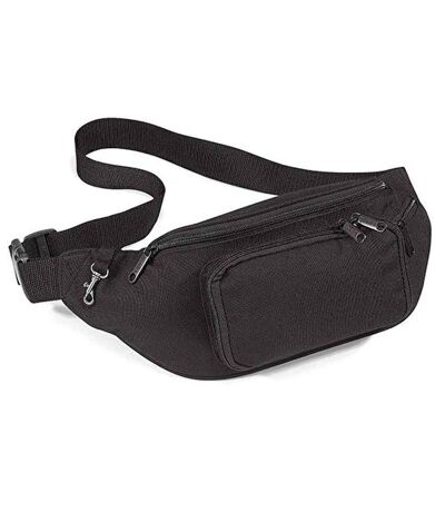 Sac banane - aspect textile - QD12 - noir