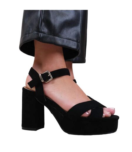 Talons hauts Larges marcia femme noir Where´s That From