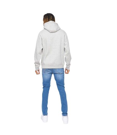 Mens Essentials Overhead Hoodie Grey Marl SikSilk