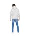 Mens Essentials Overhead Hoodie Grey Marl SikSilk-3