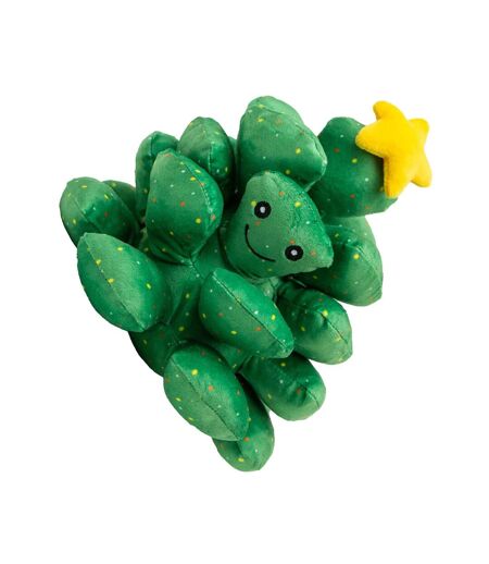 Douglas fir tree christmas plush dog toy one size green Ancol