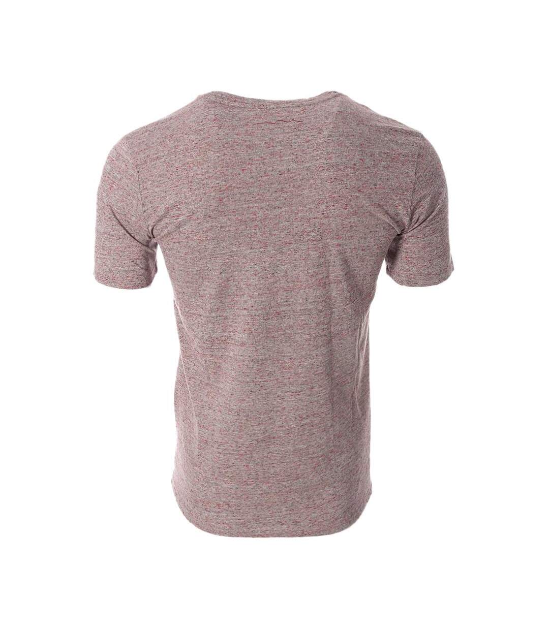 T-shirt rouge chiné homme teddy smith chine - xxl-2