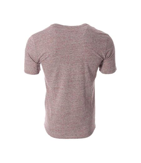 T-shirt rouge chiné homme teddy smith chine - xxl