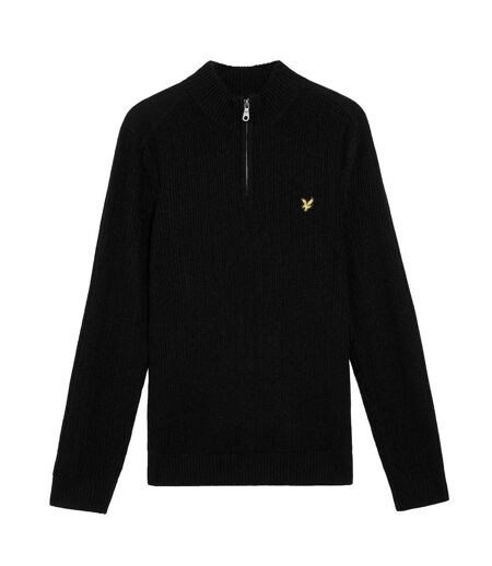 Pull Côtelé Homme Noir Lyle & Scott