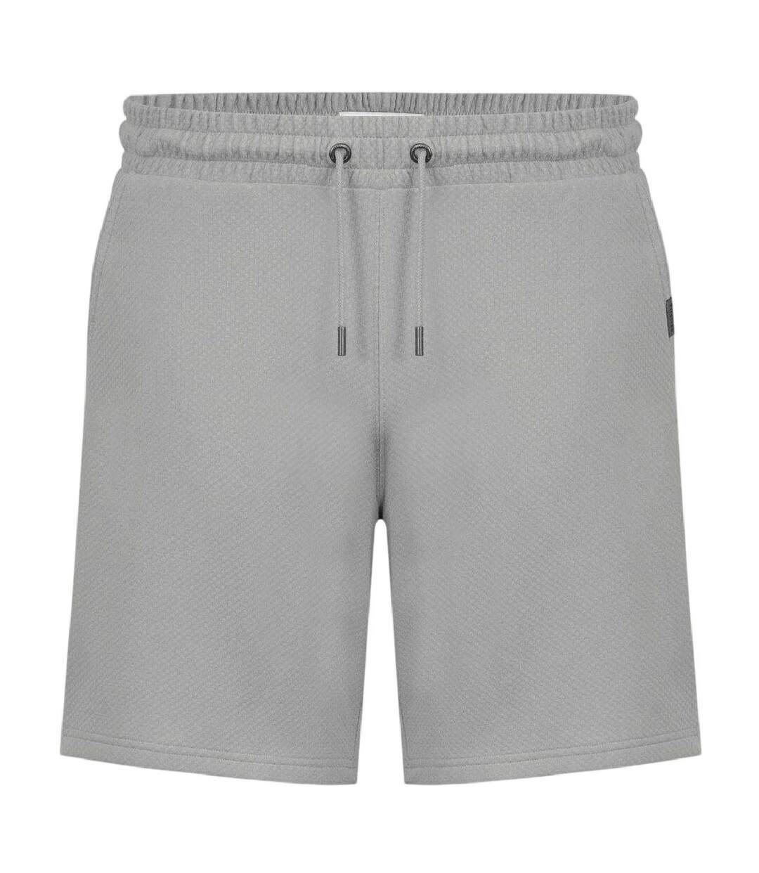 Mens Waffle Shorts Ash Firetrap-1