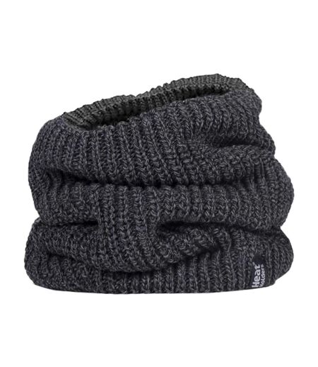 Cache-Cou Homme Épais Tricot avec Doublé Polaire