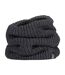 Cache-Cou Homme Épais Tricot avec Doublé Polaire-1
