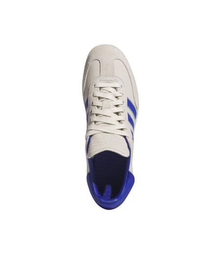 Baskets Motif/style 3 Rayures Humanrace Samba Homme Blanc Bleu Adidas