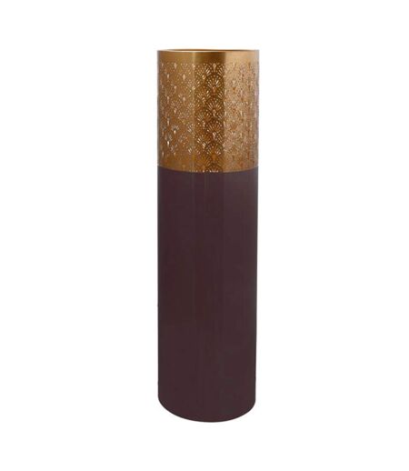 Vase Rond Design Decoa 90cm Violet & Or