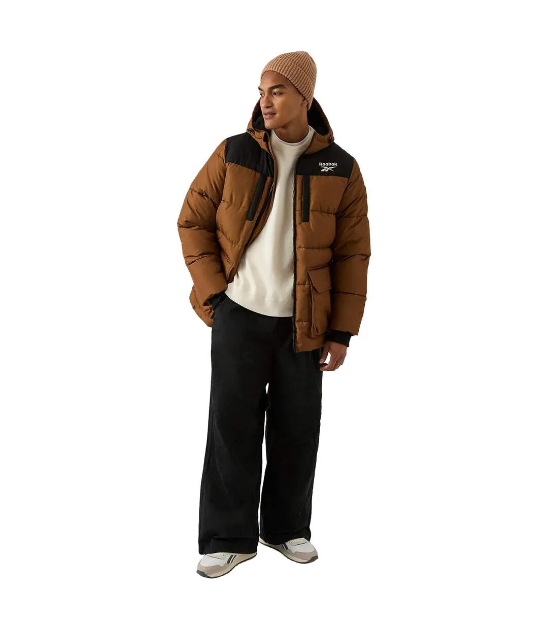 Doudoune Motif/style Uni Homme Bois Reebok-1