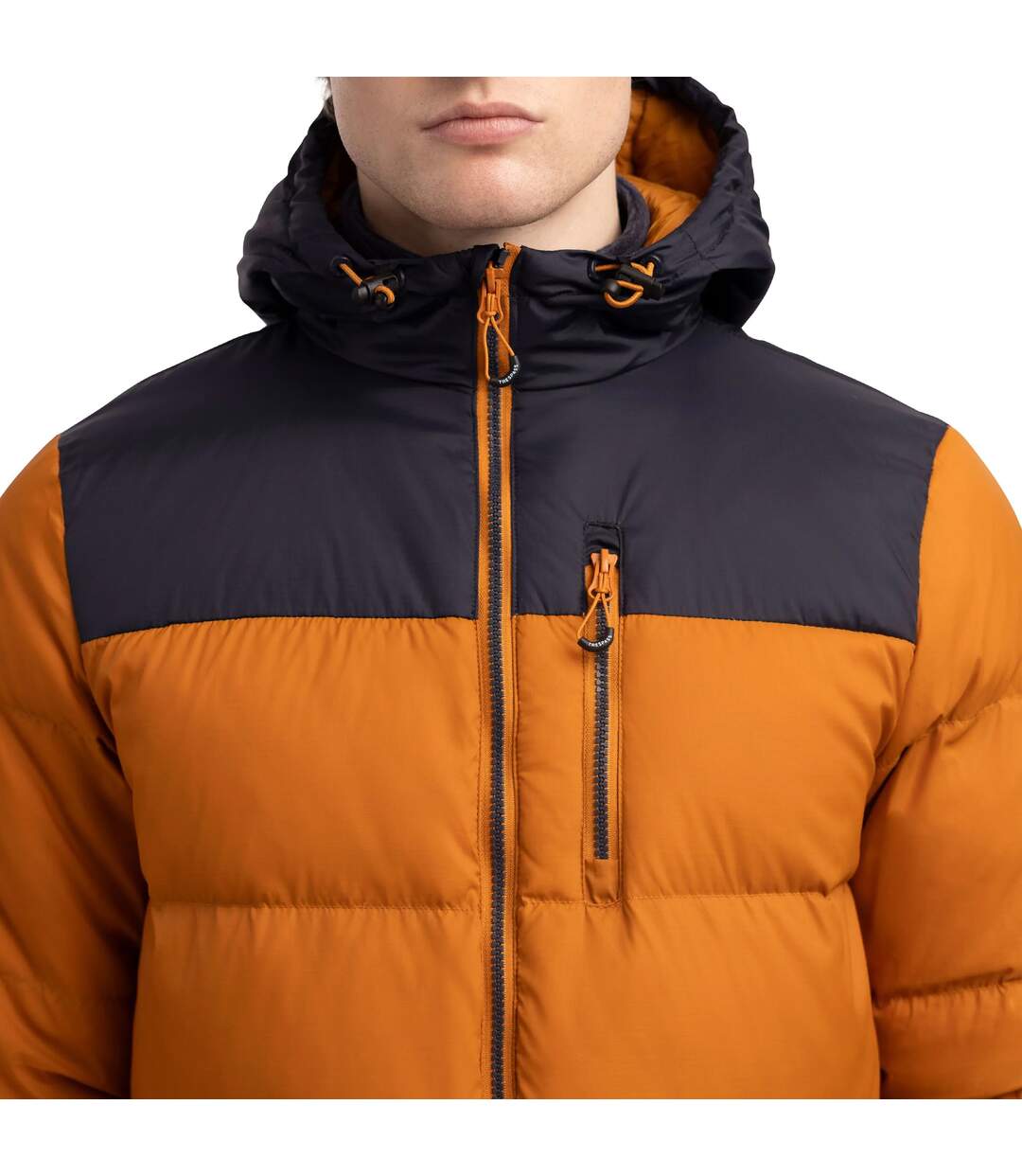 Doudoune erris homme rouge orangé Trespass-4