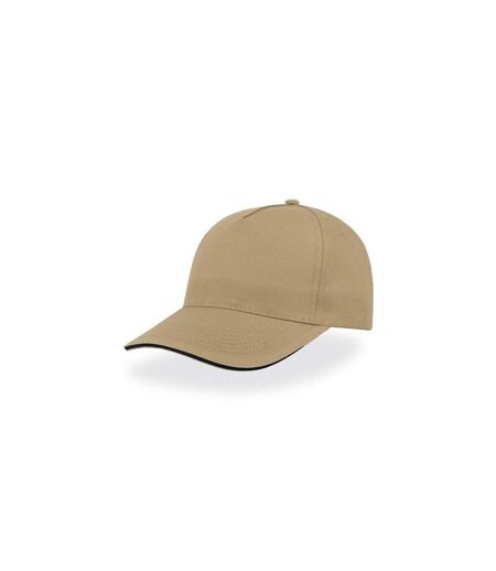 Casquette Sandwich Start 5 Mixte Beige Bleu Marine Atlantis