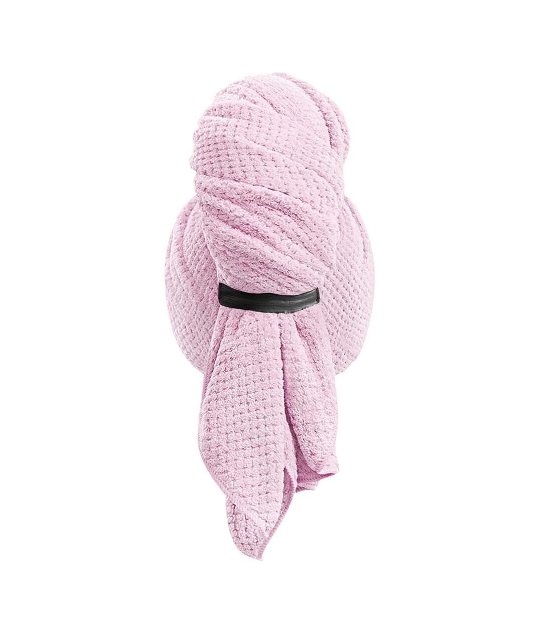 Serviette Microfibre Pour Cheveux XXL 104cm Rose-1