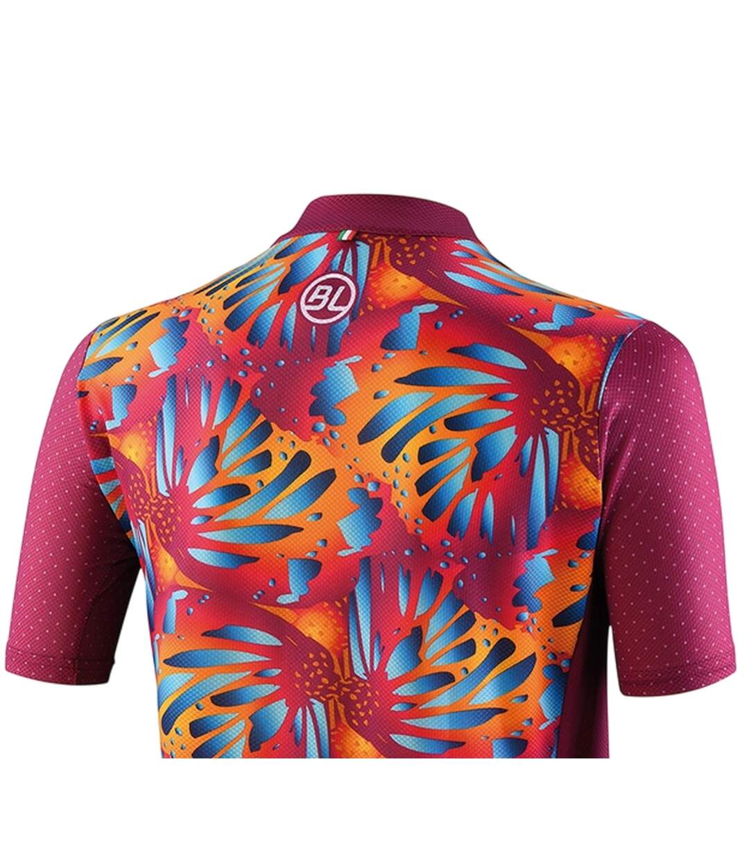Womens/ladies Half Zip Loose Fit Jersey Purple Bicycle Line-4