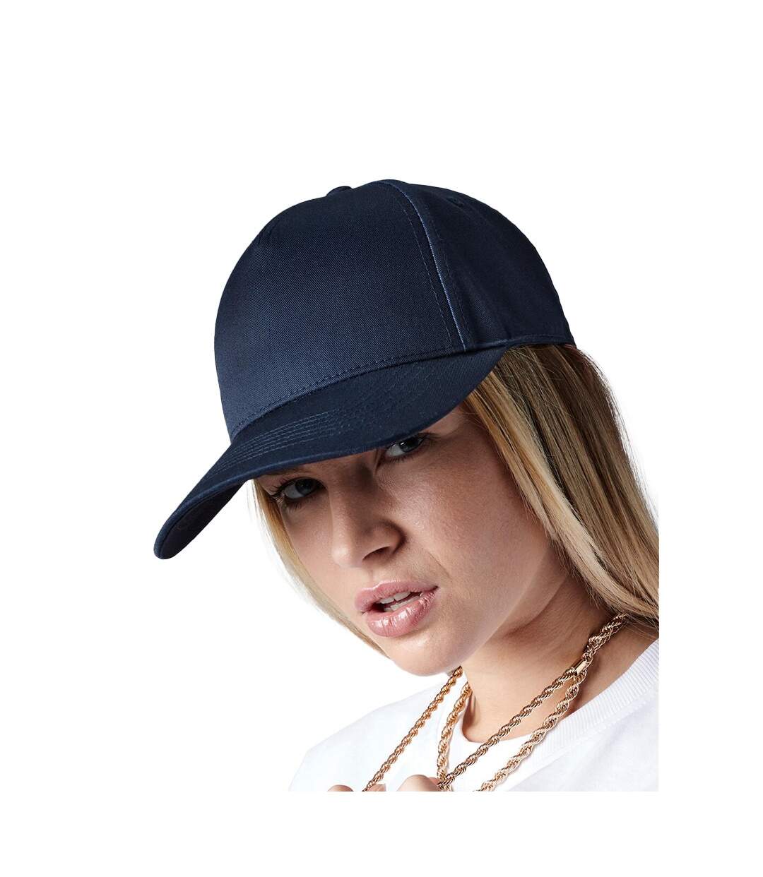 Casquette Ajustable Urbanwear Adulte Bleu Marine Beechfield-1