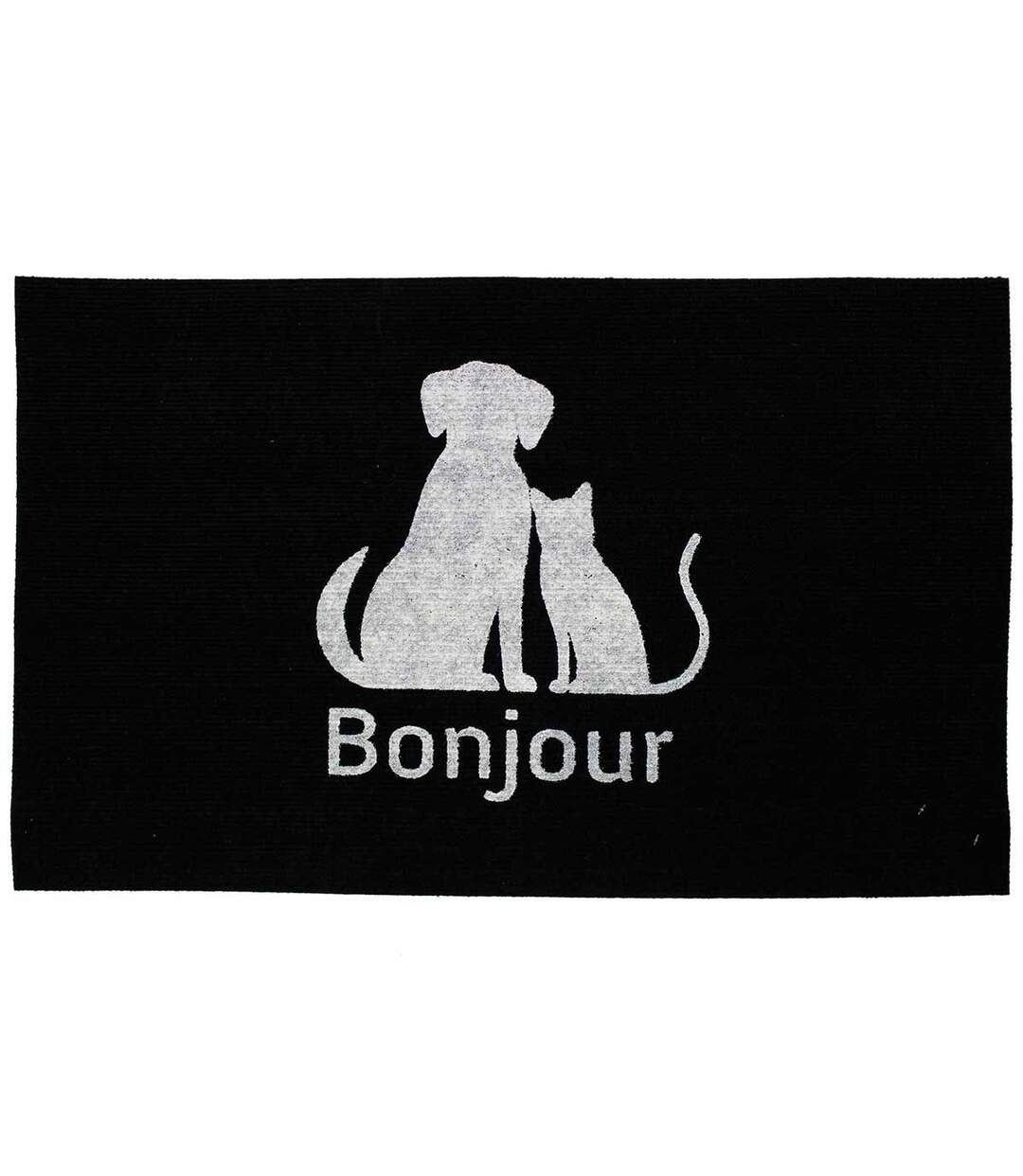 Tapis Imprimé Phosphorescent Benji 45x70cm Noir-1