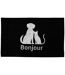 Tapis Imprimé Phosphorescent Benji 45x70cm Noir-1