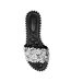 Womens/ladies Bella Flat Slides Black Where´s That From-2