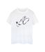 Disney Femmes/Ladies - Minnie Mouse - T-shirt boyfriend en coton avec le nez en l'air (Blanc) - UTBI48672-1