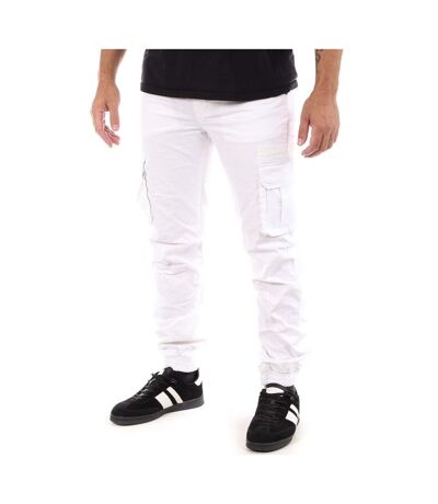 Pantalon cargo blanc homme paname brothers costa - 3xl