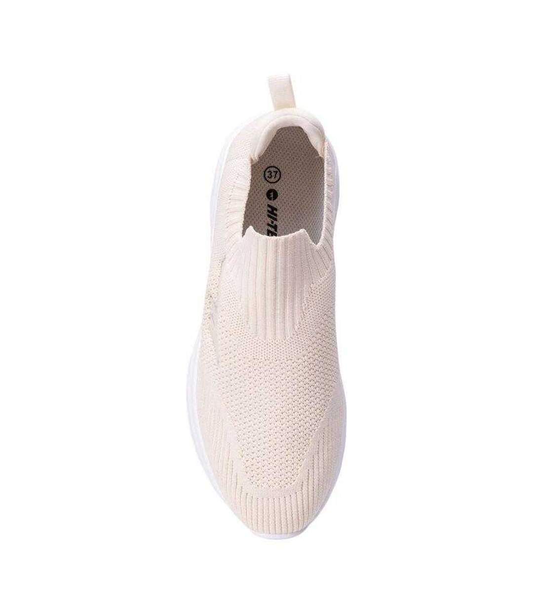 Baskets Liveno Femme Blanc Beige Crème Hi-Tec-3