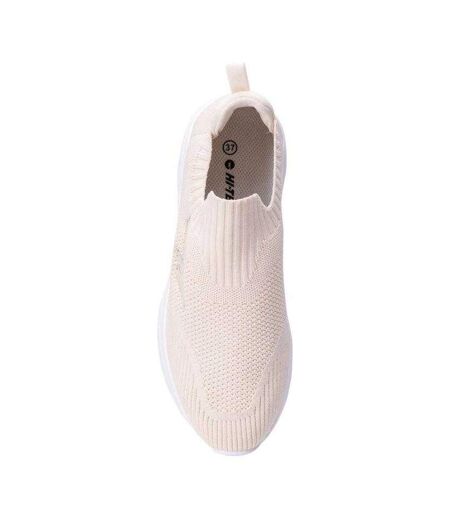 Baskets Liveno Femme Blanc Beige Crème Hi-Tec