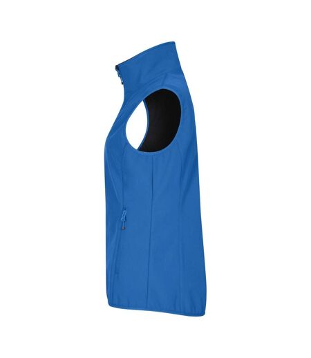 Womens/ladies Classic Softshell Body Warmer Royal Blue Clique