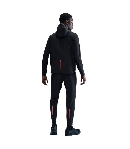 Veste Motif/style Swoosh City Run Homme Noir Rouge Nike