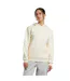 Womens/ladies Plain Fluffy Hoodie White Sand Build Your Brand-1