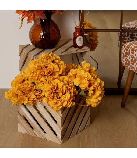 Fleur Artificielle Hortensia 83cm Ambre