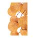 Guirlande de Feuilles Paillettes 165cm Rouille-2
