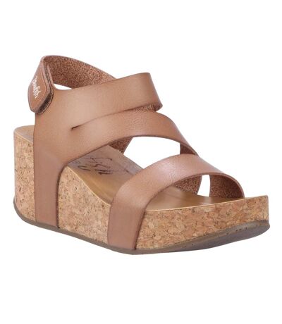 Sandales À Talons Compensés Leelee Femme Beige Blowfish Malibu