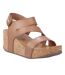 Sandales À Talons Compensés Leelee Femme Beige Blowfish Malibu-1