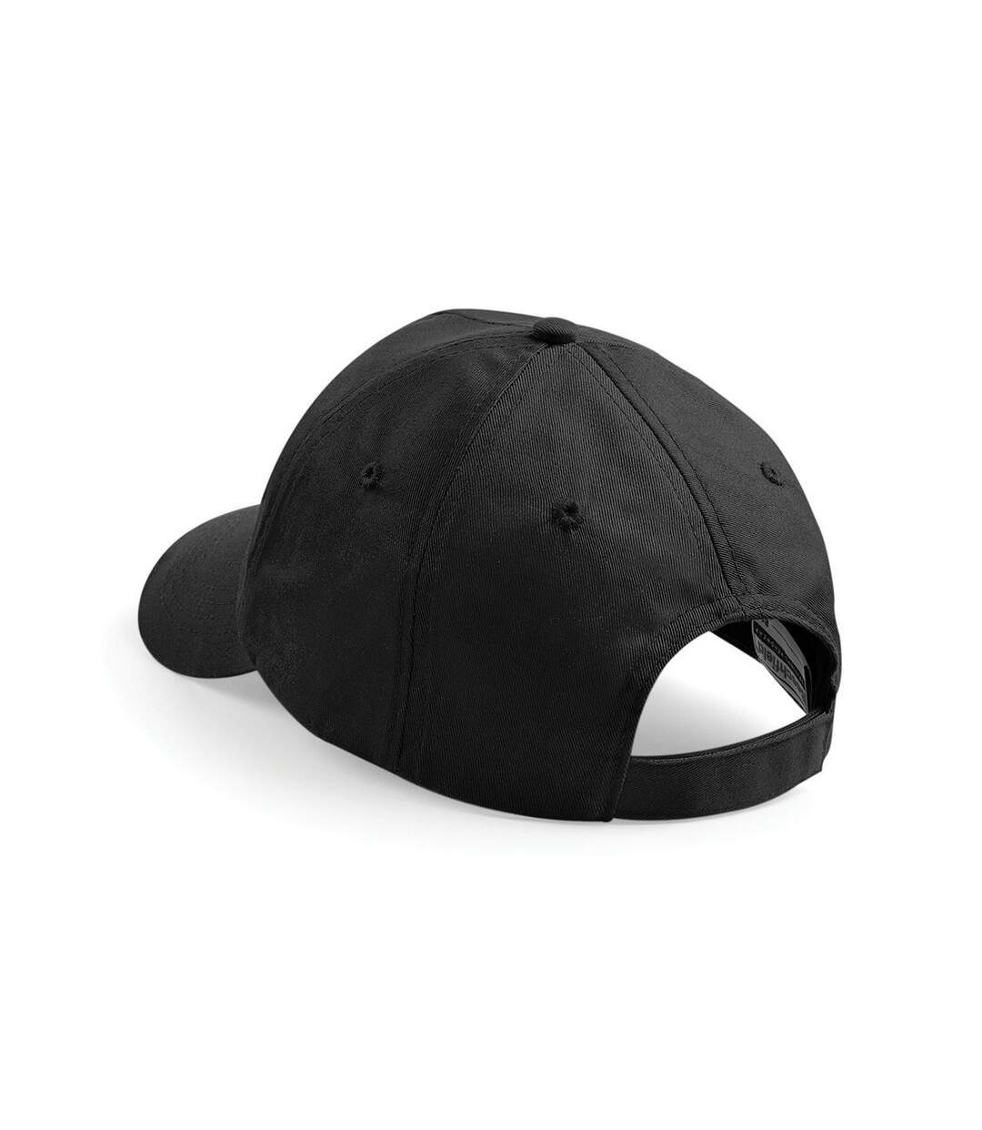 Casquette baseball enfant unisexe noir Beechfield-2