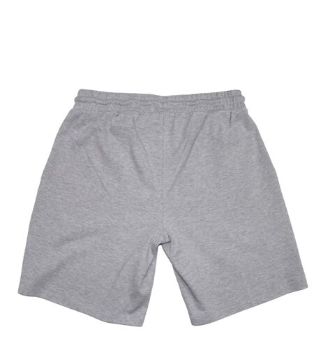 Mens Fleece Plain Sweat Shorts Grey Aquascutum
