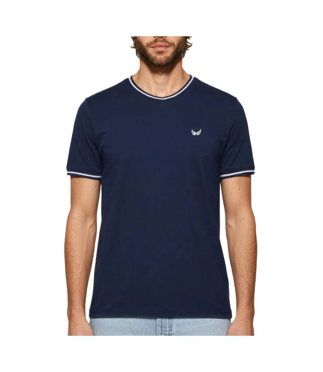 T-shirt marine homme kaporal molto-1