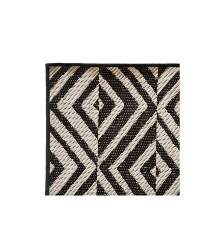 Tapis Déco Imprimé Colyn 150x230cm Noir & Blanc