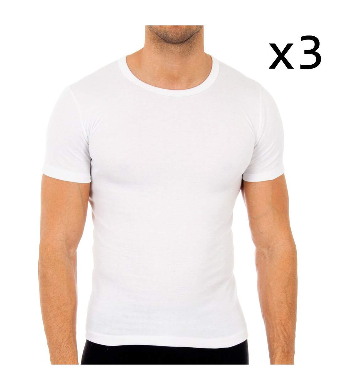 Men's short-sleeved fiber T-shirt 0806-1