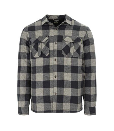 Chemise Motif/style À Carreaux Lumber Homme Gris Noir Dunlop